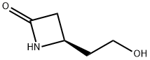 2-Azetidinone, 4-(2-hydroxyethyl)-, (4R)- Structure