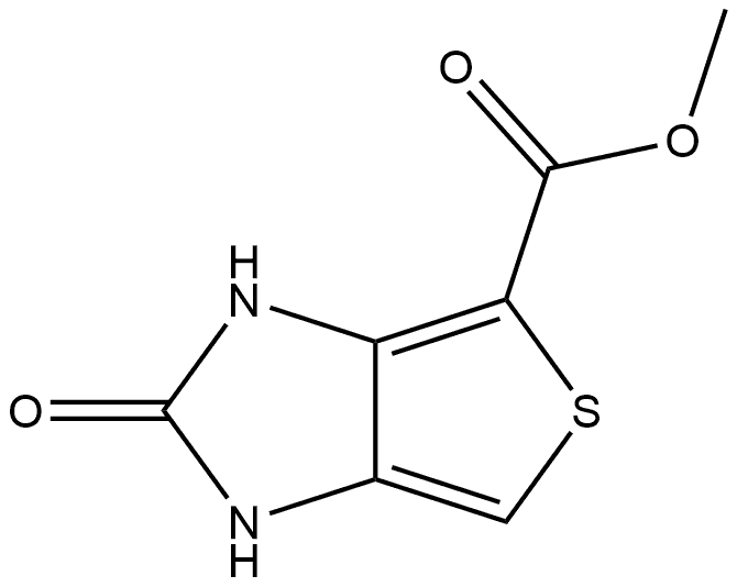 methyl 2-oxo-1,3-dihydrothieno[3,4-d]imidazole-4-carboxylate Structure