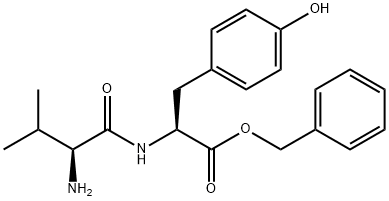 L-Tyrosine, L-valyl-, phenylmethyl ester (9CI) 구조식 이미지