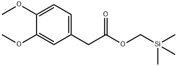 (Trimethylsilyl)methyl 2-(3,4-dimethoxyphenyl)acetate Structure