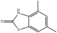 2(3H)-Benzothiazolethione,4,6-dimethyl-(9CI) Structure