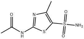Acetamide, N-[5-(aminosulfonyl)-4-methyl-2-thiazolyl]- Structure
