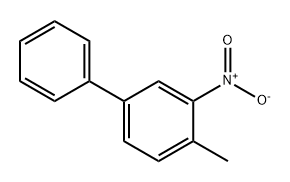 1,1'-Biphenyl, 4-methyl-3-nitro- Structure