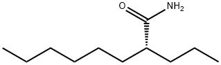 Octanamide, 2-propyl-, (2R)- 구조식 이미지