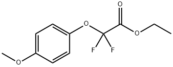 ethyl 2,2-difluoro-2-(4-methoxyphenoxy)acetate Structure