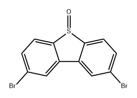 Dibenzothiophene, 2,8-dibromo-, 5-oxide Structure