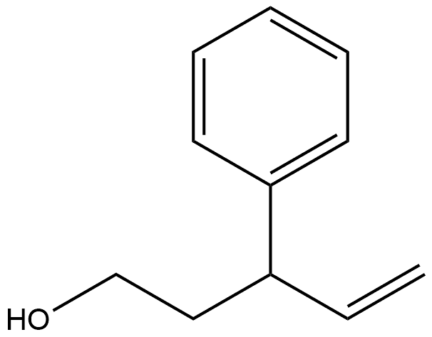 Benzenepropanol, γ-ethenyl- Structure