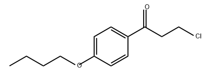 1-Propanone, 1-(4-butoxyphenyl)-3-chloro- Structure