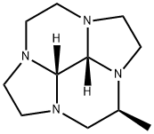 2a,?4a,?6a,?8a-?Tetraazacyclopent[fg]?acenaphthylene, decahydro-?8b-?methyl-?, cis- (9CI) Structure