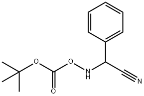 Carbonic acid, (cyanophenylmethyl)azanyl 1,1-dimethylethyl ester Structure