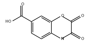 2H-1,4-Benzoxazine-7-carboxylic acid, 3,4-dihydro-2,3-dioxo- Structure