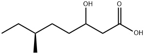 Octanoic acid, 3-hydroxy-6-methyl-, (6S)- Structure