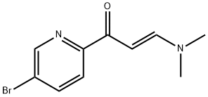 2-Propen-1-one, 1-(5-bromo-2-pyridinyl)-3-(dimethylamino)-, (2E)- 구조식 이미지