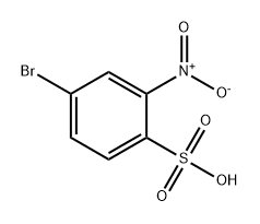 Benzenesulfonic acid, 4-bromo-2-nitro- Structure