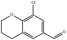 2H-1-Benzopyran-6-carboxaldehyde, 8-chloro-3,4-dihydro- Structure