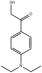 Ethanone, 1-[4-(diethylamino)phenyl]-2-mercapto- Structure