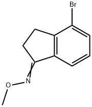 (E)-4-Bromo-N-methoxy-2,3-dihydroinden-1-imine Structure