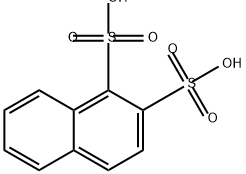 1,2-Naphthalenedisulfonic acid 구조식 이미지