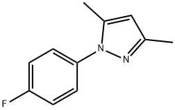1H-Pyrazole, 1-(4-fluorophenyl)-3,5-dimethyl- Structure
