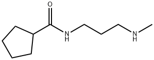 Cyclopentanecarboxamide, N-[3-(methylamino)propyl]- Structure