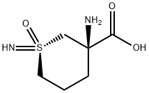 2H-Thiopyran-3-carboxylicacid,3-amino-1,1,3,4,5,6-hexahydro-1-imino-,1- 구조식 이미지
