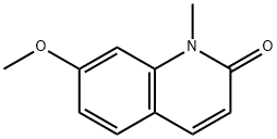 2(1H)-Quinolinone, 7-methoxy-1-methyl- Structure