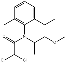 Acetamide, 2,2-dichloro-N-(2-ethyl-6-methylphenyl)-N-(2-methoxy-1-methylethyl)- Structure