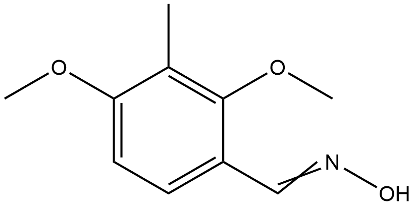 2,4-Dimethoxy-3-methylbenzaldehyde oxime Structure