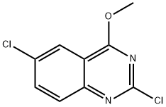 Quinazoline, 2,6-dichloro-4-methoxy- Structure