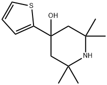 4-Piperidinol, 2,2,6,6-tetramethyl-4-(2-thienyl)- 구조식 이미지