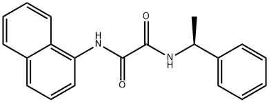 (S)-N1-(Naphthalen-1-yl)-N1-(1-phenylethyl)oxalamide 구조식 이미지