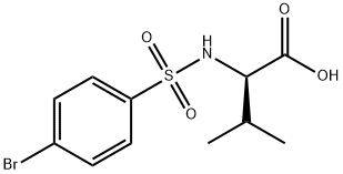 D-Valine, N-[(4-bromophenyl)sulfonyl]- 구조식 이미지