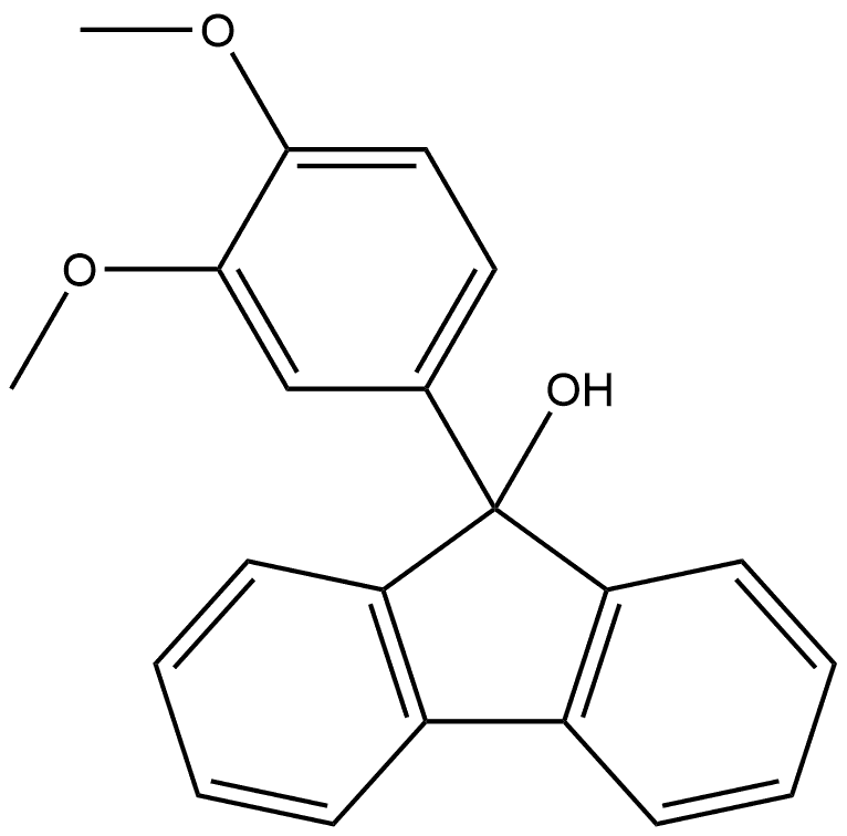 9-(3,4-Dimethoxyphenyl)-9H-fluoren-9-ol Structure