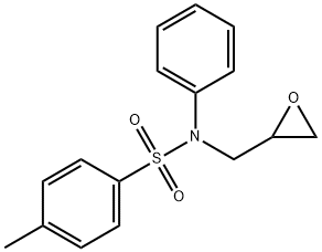 Benzenesulfonamide, 4-methyl-N-(2-oxiranylmethyl)-N-phenyl- Structure