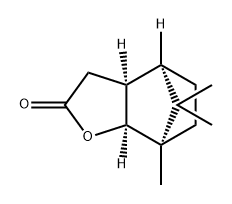 4,7-Methanobenzofuran-2(3H)-one, hexahydro-7,8,8-trimethyl-, (3aS,4R,7R,7aS)- 구조식 이미지