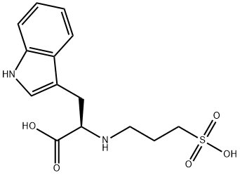 D-Tryptophan, N-(3-sulfopropyl)- Structure