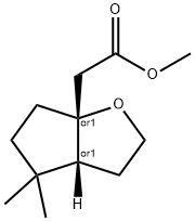 6aH-Cyclopenta[b]furan-6a-aceticacid,hexahydro-4,4-dimethyl-,methylester,(3aR,6aR)-rel-(9CI) Structure