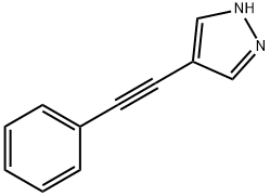 1H-Pyrazole, 4-(2-phenylethynyl)- Structure