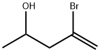 4-Penten-2-ol, 4-bromo- Structure