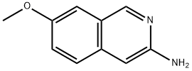 3-Isoquinolinamine, 7-methoxy- Structure