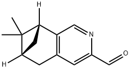 6,?8-?Methanoisoquinoline-?3-?carboxaldehyde, 5,?6,?7,?8-?tetrahydro-?7,?7-?dimethyl-?, (6R,?8R)?- Structure