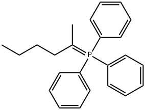 Phosphorane, (1-methylpentylidene)triphenyl- (9CI) 구조식 이미지