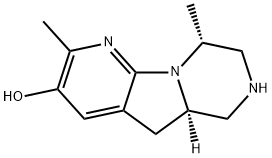 Pyrido[3',?2':4,?5]?pyrrolo[1,?2-?a]?pyrazin-?3-?ol, 5,?5a,?6,?7,?8,?9-?hexahydro-?2,?9-?dimethyl-?, (5aR,?9R)?- Structure