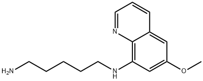 1,5-Pentanediamine, N1-(6-methoxy-8-quinolinyl)- Structure