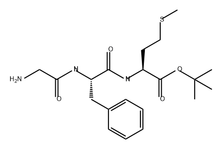 L-Methionine, N-(N-glycyl-L-phenylalanyl)-, 1,1-dimethylethyl ester (9CI) 구조식 이미지