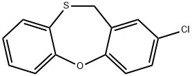 11H-Dibenz[b,f][1,4]oxathiepin, 2-chloro- Structure