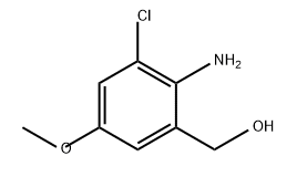 Benzenemethanol, 2-amino-3-chloro-5-methoxy- Structure