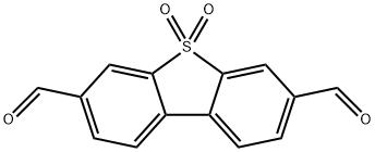 3,7-Dibenzothiophenedicarboxaldehyde, 5,5-dioxide Structure