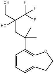 4-(2,3-Dihydrobenzofuran-7-yl)-4-methyl-2-(trifluoromethyl)pentane-1,2-diol Structure