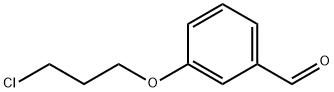 Benzaldehyde, 3-(3-chloropropoxy)- 구조식 이미지